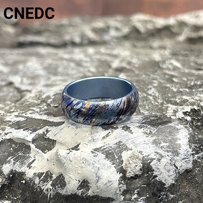 Nhẫn Đeo Tay Bằng Hợp Kim Titan Sang Trọng Cho Nam Nữ