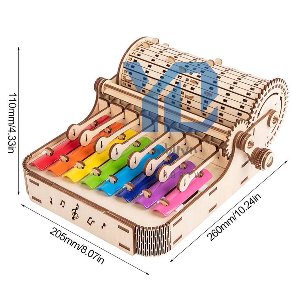 Đàn piano xylophone 8 Tông 8 Nốt Bằng Gỗ vintage 14 + Hàng Đầu 1