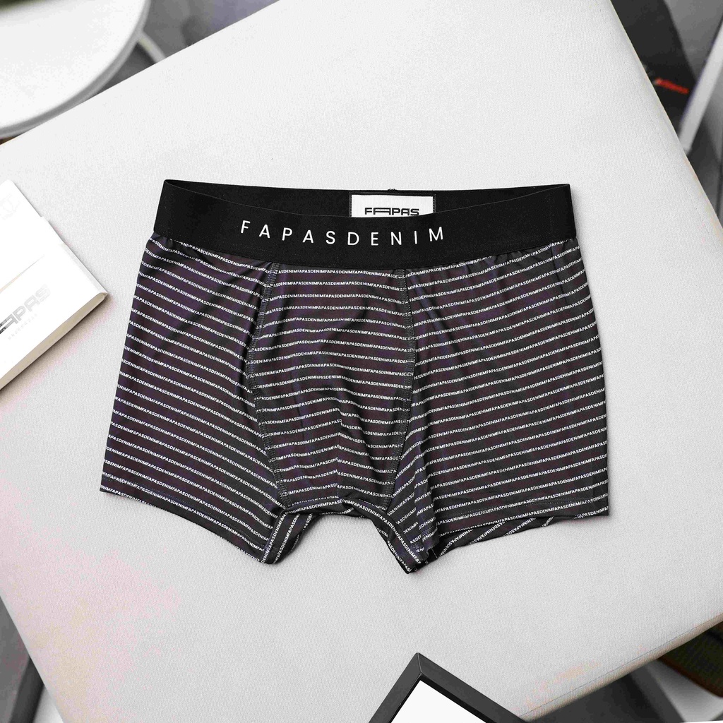 Quần Boxer Nam Chất Liệu Poly Mềm Mại Stripes FAPAS