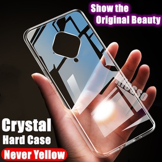 Ôp Điện Thoại acrylic Cứng Trong Suốt Màu Vàng Sang Trọng Chống Trầy Cho vivo s1 pro 1920 Ốp