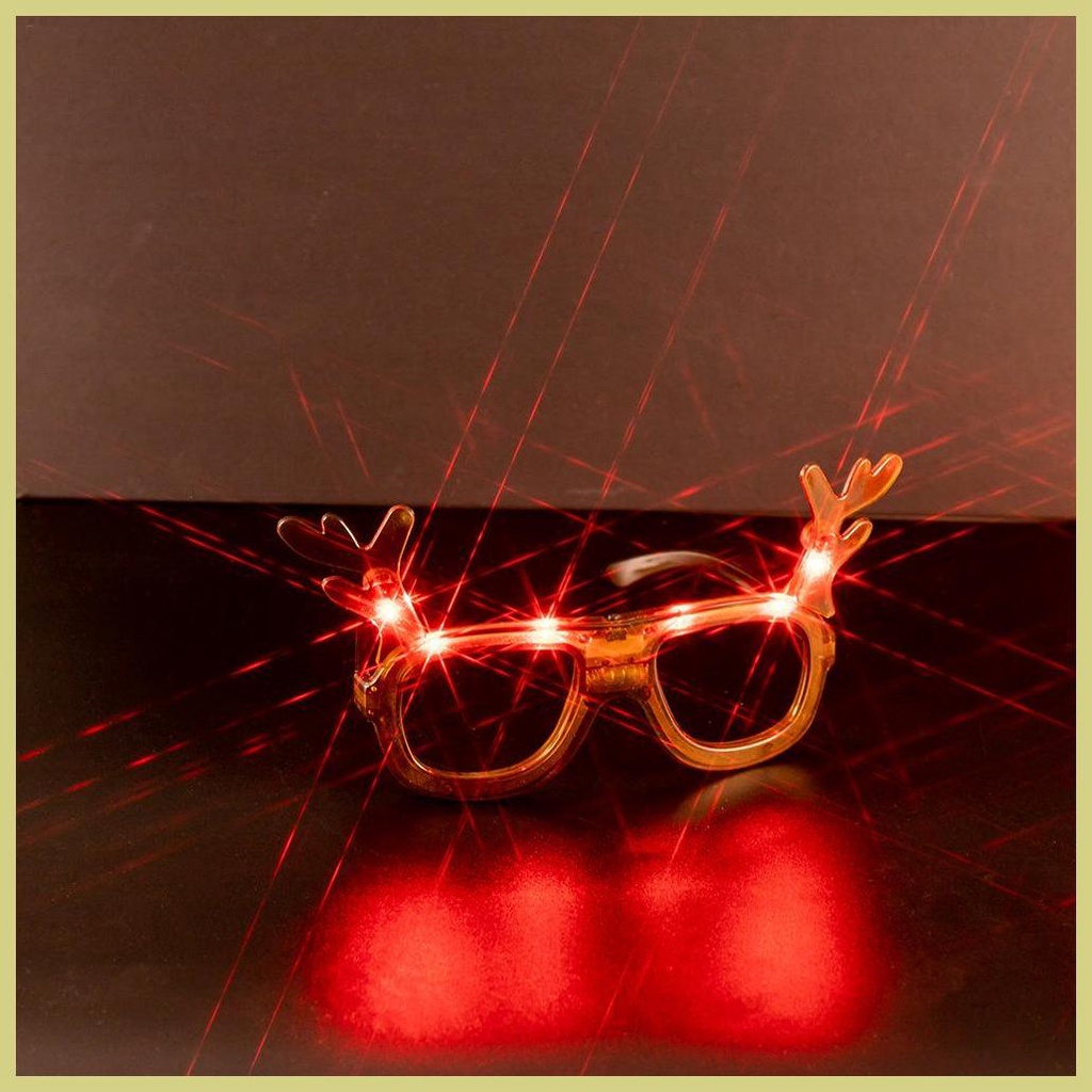 Kính Mát Hình Ông Già Noel Có Đèn led Phát Sáng Vui Nhộn Cho Tiệc Tùng Trẻ Em aseavn