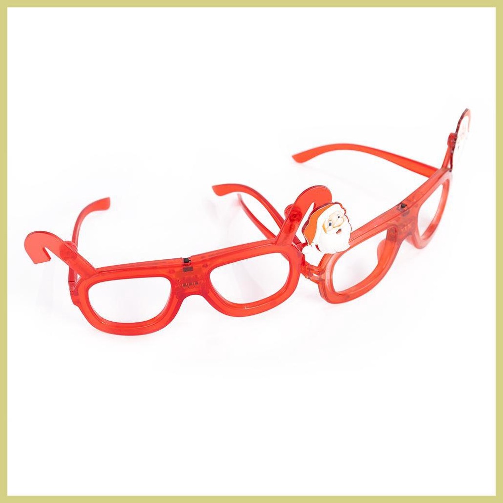 Kính Mát Hình Ông Già Noel Có Đèn led Phát Sáng Vui Nhộn Cho Tiệc Tùng Trẻ Em aseavn