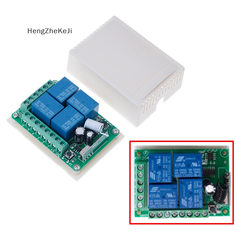 Bộ Điều Khiển Từ Xa Không Dây Tần Số 4ch dc 12v 10a 433mhz