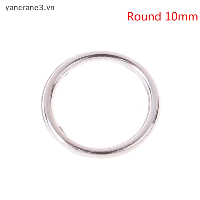 Set 100 Móc / Vòng Tròn Bằng Kim Loại Bạc Làm Đồ Lót / Dây Áo Ngực