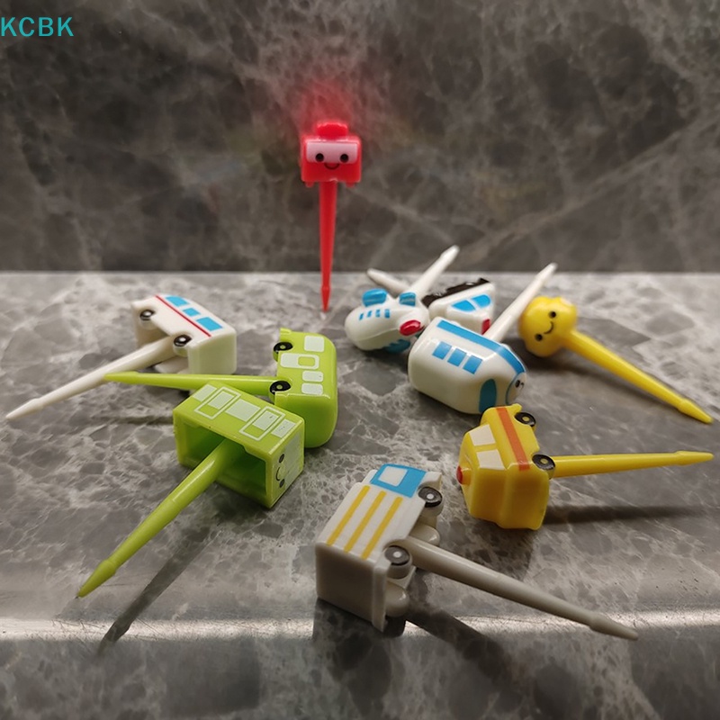 Kc Nĩa Ăn Trái Cây Hình Động Vật Hoạt Hình mini Dễ Thương Trang Trí Hộp Thức Ăn Cho Trẻ Em bk