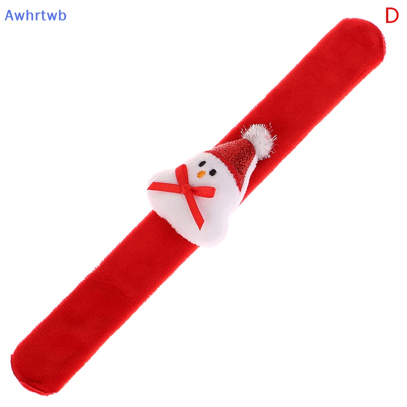 Awhrtwb Đồ Chơi Vòng Đeo Tay Nhồi Bông Hình Ông Già Noel Tuần Lộc Giáng Sinh Quà Tặng Cho Trẻ Em Mới