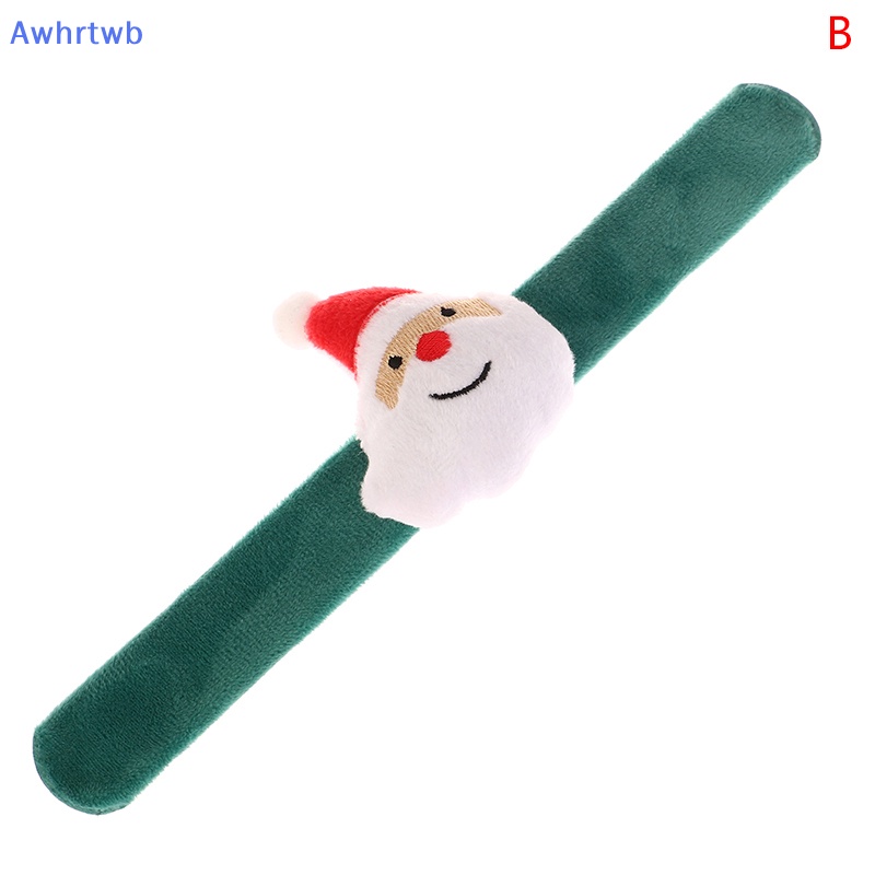 Awhrtwb Đồ Chơi Vòng Đeo Tay Nhồi Bông Hình Ông Già Noel Tuần Lộc Giáng Sinh Quà Tặng Cho Trẻ Em Mới