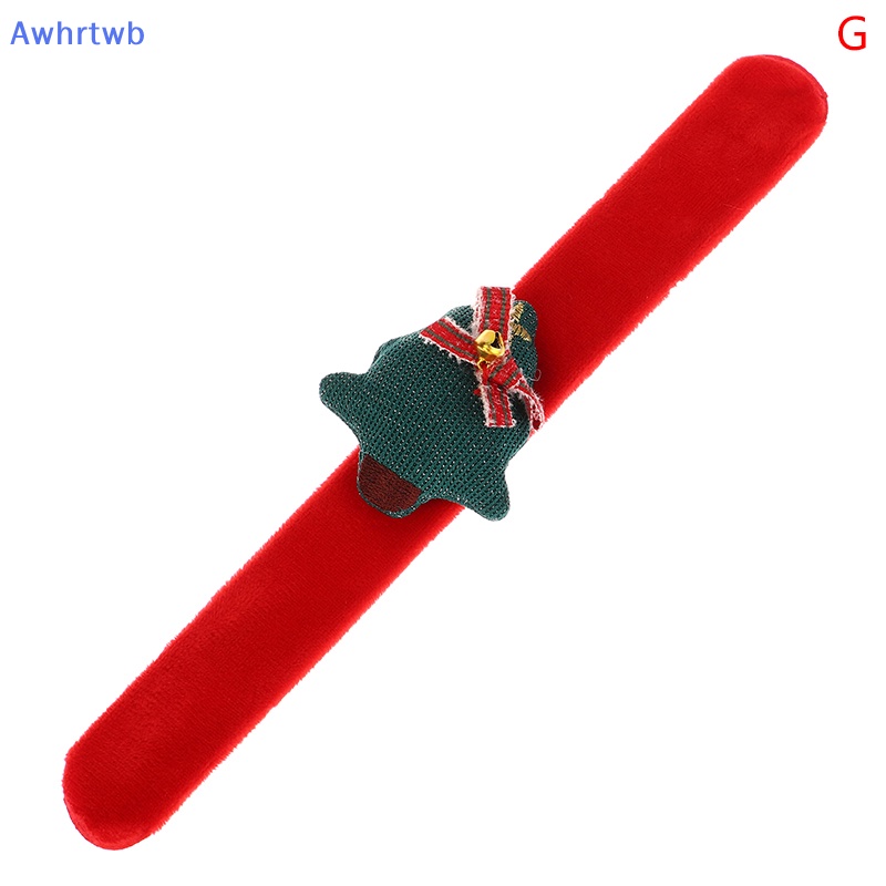 Awhrtwb Đồ Chơi Vòng Đeo Tay Nhồi Bông Hình Ông Già Noel Tuần Lộc Giáng Sinh Quà Tặng Cho Trẻ Em Mới