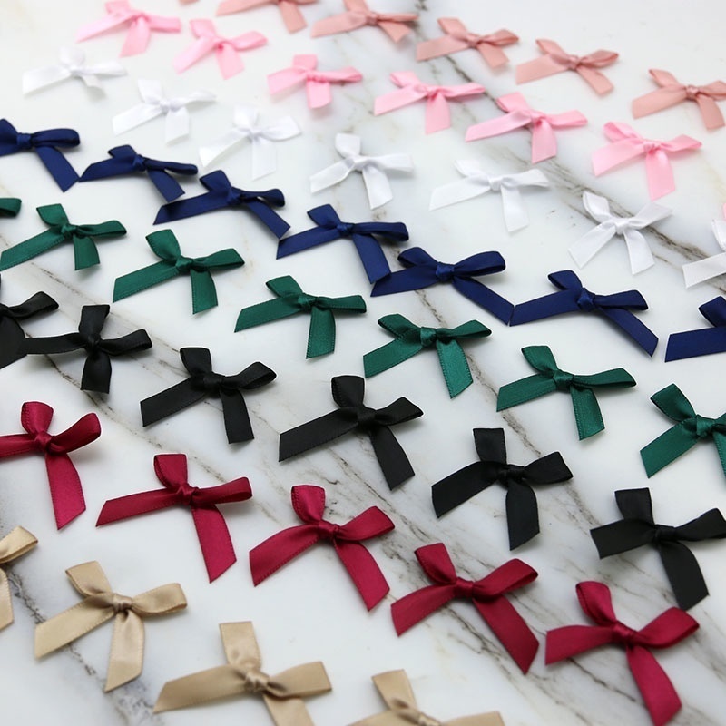 Set 50 Nơ Ruy Băng Nhiều Màu Sắc Kích Thước 40Mm Dùng Trang Trí Quần Áo DIY