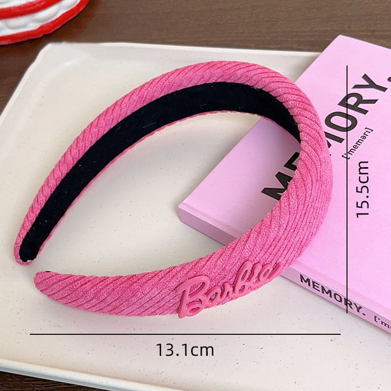 Dây buộc tóc TENDER AFTERNOONS lông nhung màu hồng ngọt ngào và đáng yêu cho nữ