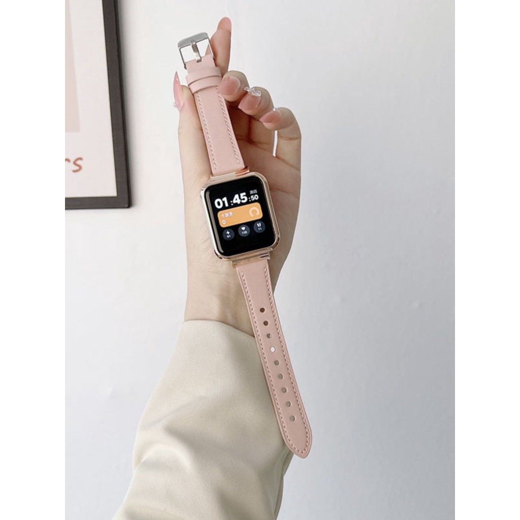 Da Dây Đeo Thay Thế Chất Liệu Silicon Màu Trơn Cho xiaomi mi watch lite 3 2 redmi watch 2 lite 3 active redmi 3 lite