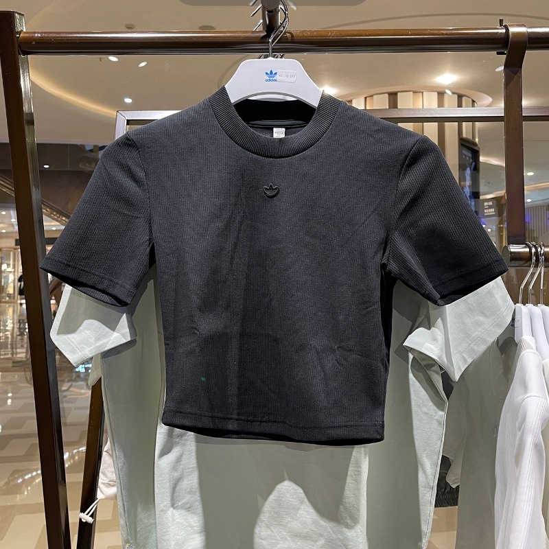 Áo Thun Thể Thao Ngắn Tay Thêu logo Adidas 100% ip1788