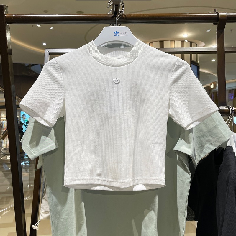 Áo Thun Thể Thao Ngắn Tay Thêu logo Adidas 100% ip1788