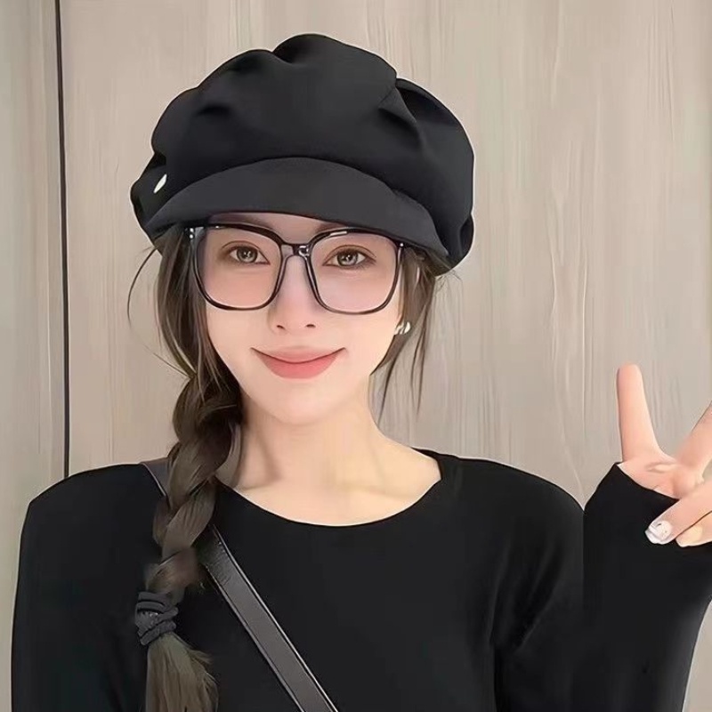 Mũ beret Màu Trơn Thời Trang Thu Đông Cho Nữ