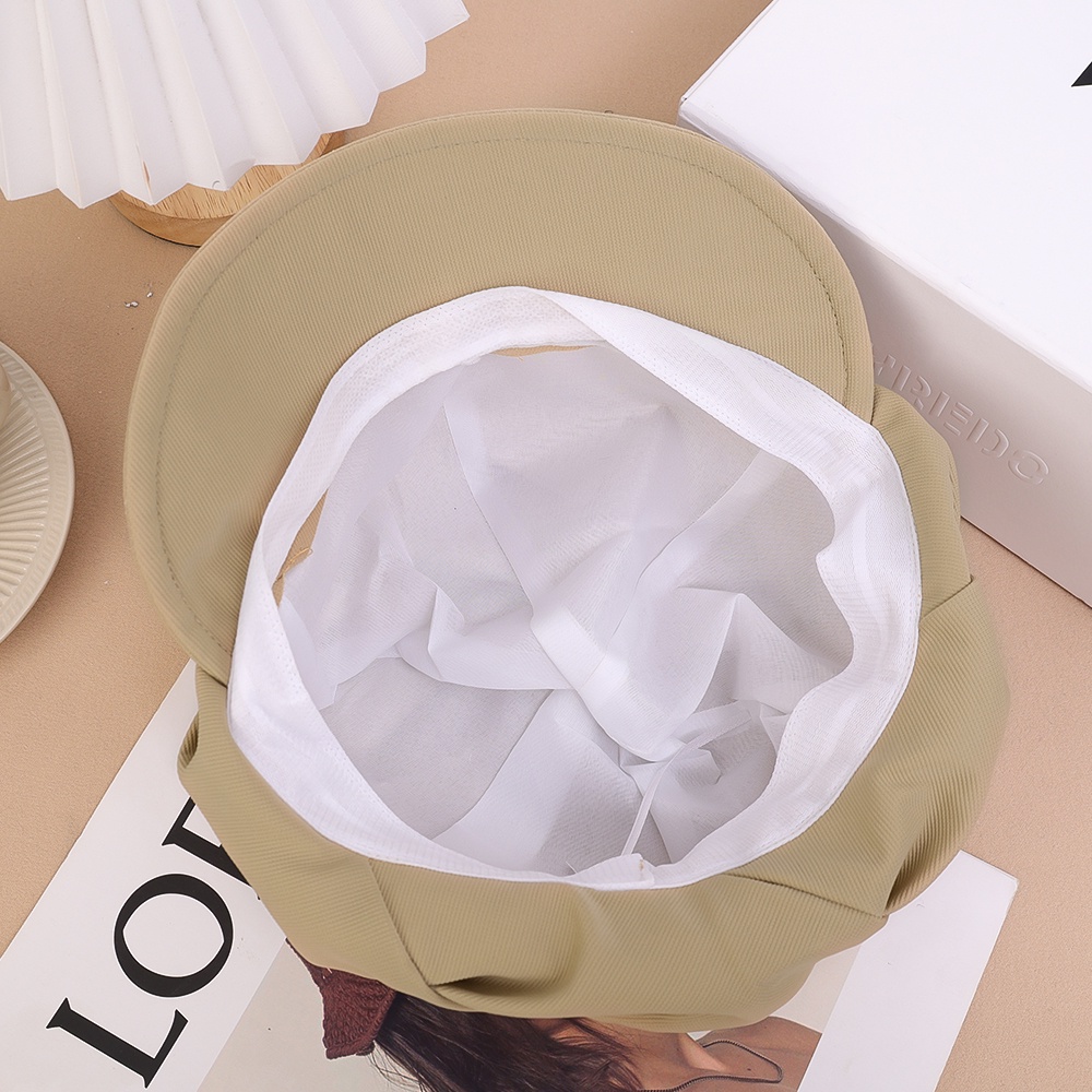 Mũ Nồi / Mũ Nồi Màu Trơn Xếp Ly Hình Đám Mây / Hình Đám Mây Kiểu vintage Hàn Quốc Thời Trang Thu Đông Cho Bạn Gái