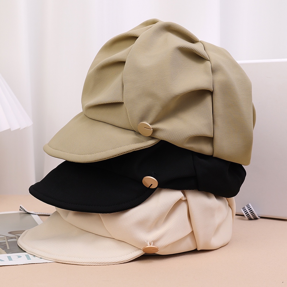 Mũ beret Màu Trơn Thời Trang Thu Đông Cho Nữ