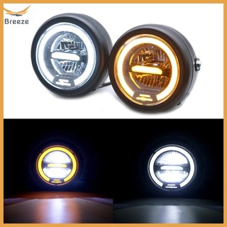 Breeze đèn pha led 6.5 inch 12v 55w phong cách retro dành cho xe mô tô