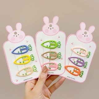 Kẹp tóc màu kẹo cà rốt dễ thương cho bé gái