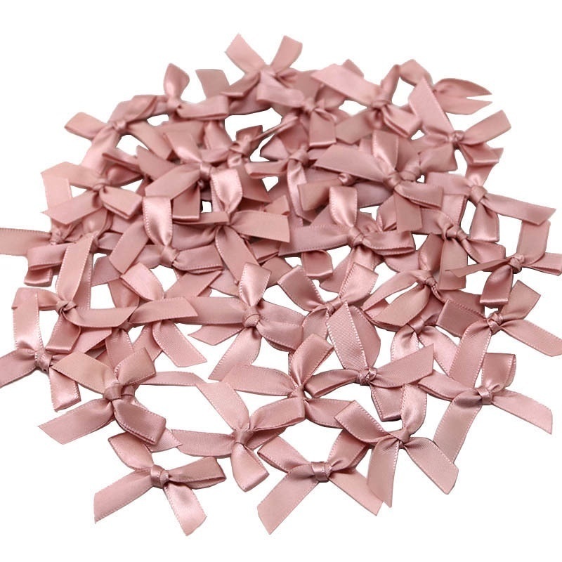 Set 50 Nơ Ruy Băng Nhiều Màu Sắc Kích Thước 40Mm Dùng Trang Trí Quần Áo DIY