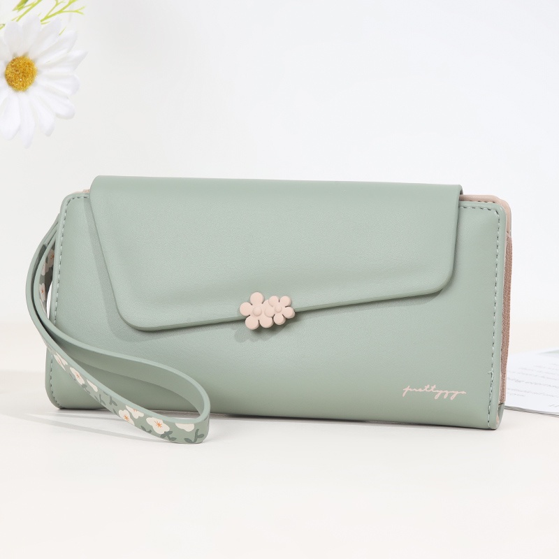 Ví Da pu Dài In Họa Tiết Thời Trang Cho Nữ