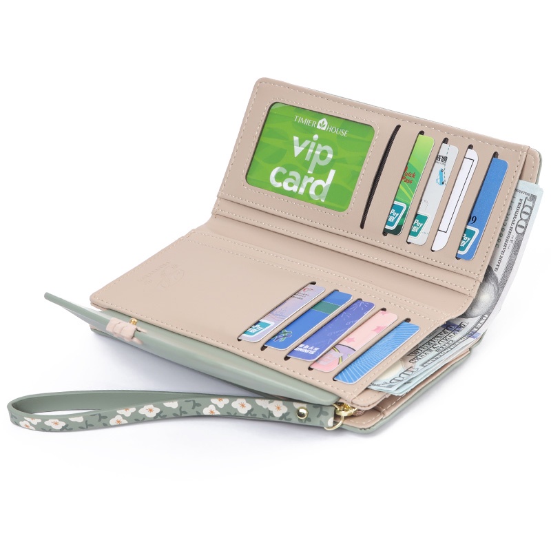 Ví Da pu Dài In Họa Tiết Thời Trang Cho Nữ