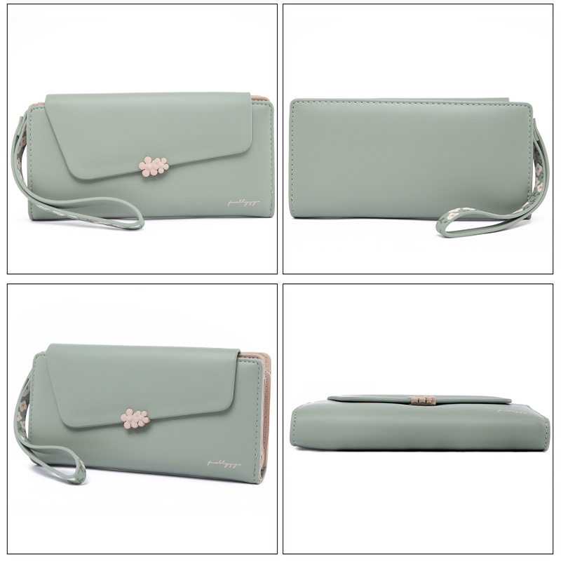 Ví Da pu Dài In Họa Tiết Thời Trang Cho Nữ