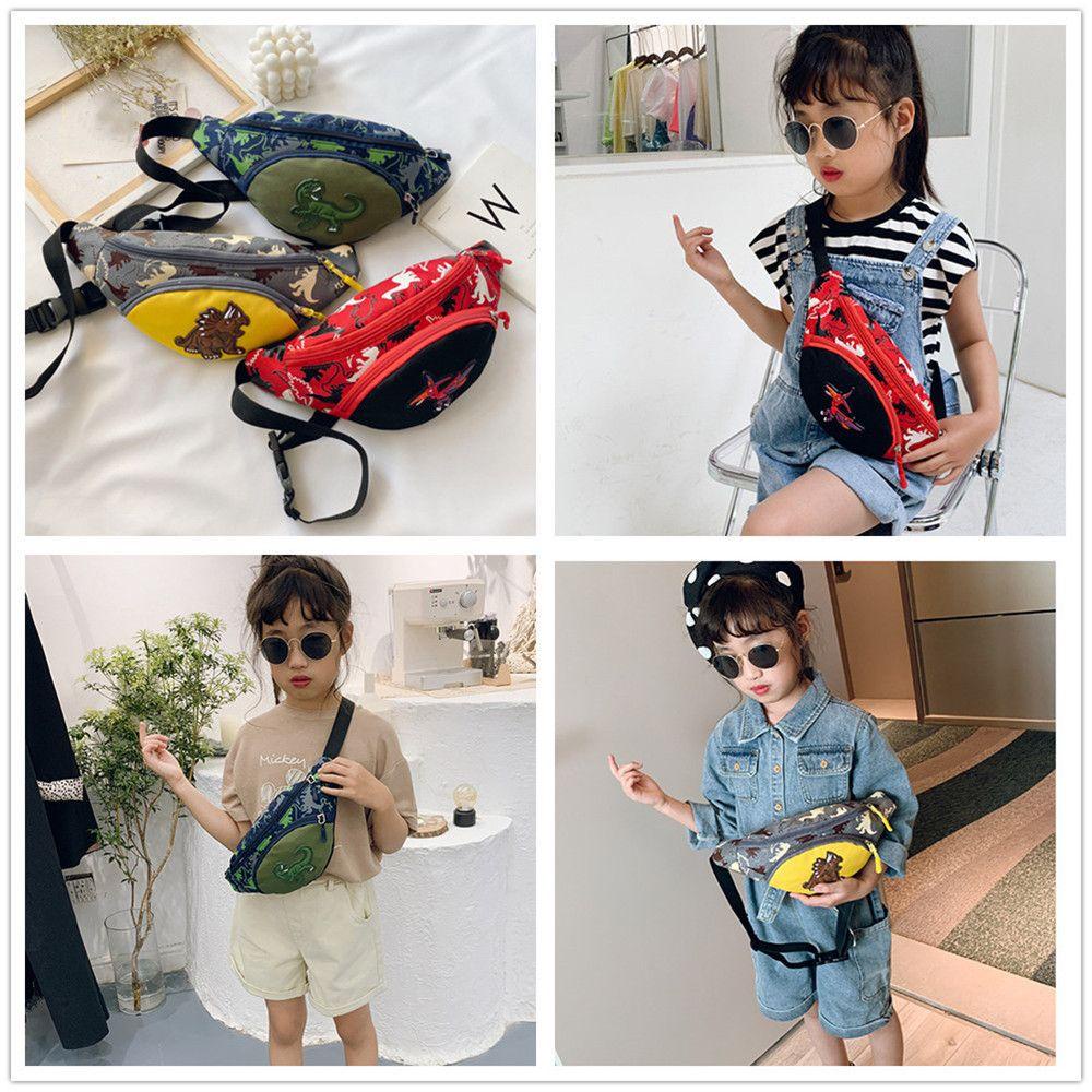 UPSTOP Túi đeo hông hình khủng long thích hợp cho bé du lịch/ đi học