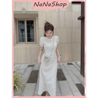 [New Sales 2024] Đầm Nữ Dáng Dài Maxi Xòe Cổ Tròn Chất Len Ren Có Lót Cotton Hai Dây Mùa Hè Tao Nhã, Điệu Đà