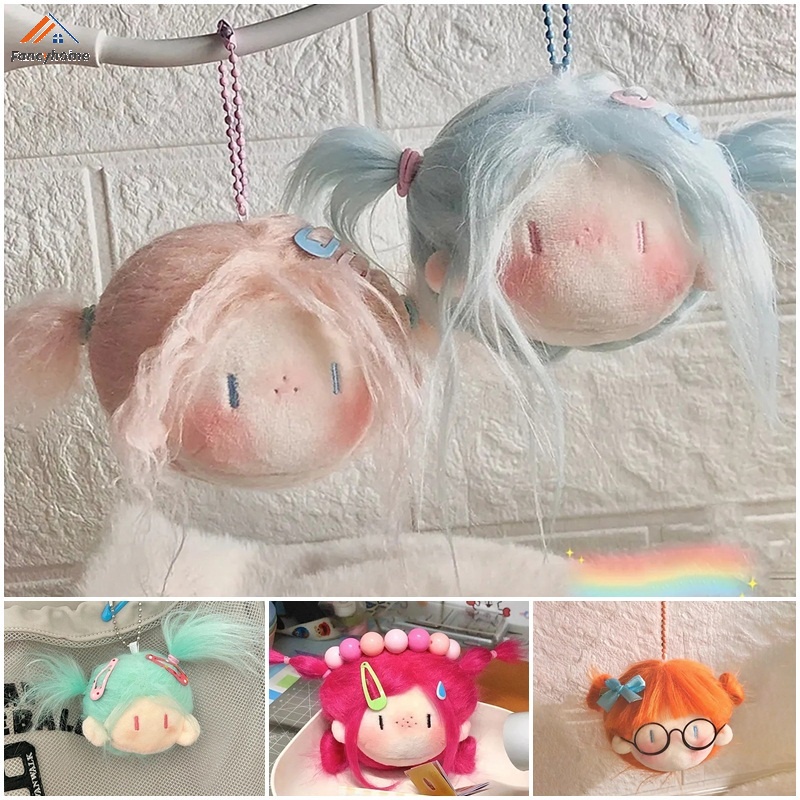 Móc Khóa Búp Bê Nhồi Bông Dài 10cm Dễ Thương