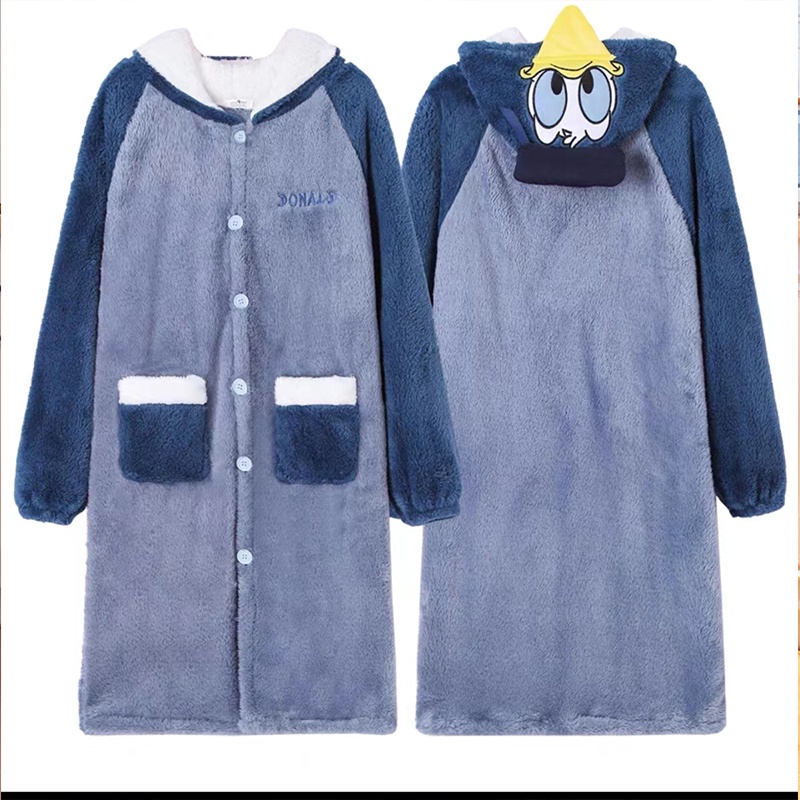 Bộ Đồ Ngủ Hình Vịt donald Dễ Thương Cho Cặp Đôi