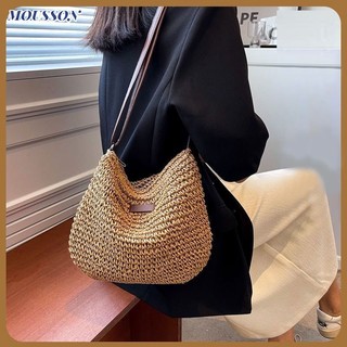 Mousson túi xách đan rơm thời trang hàn quốc cho nữ