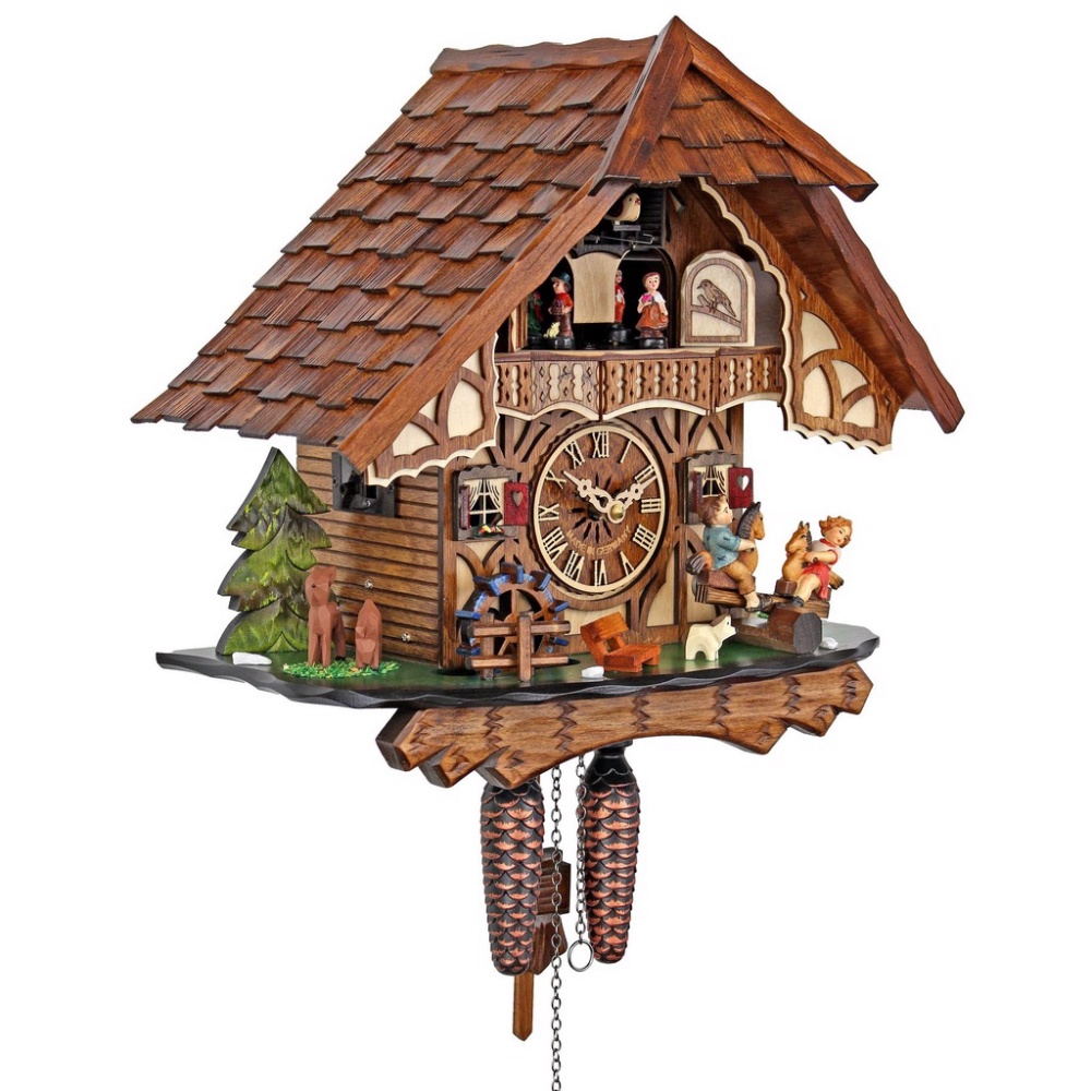 Đồng Hồ Treo Tường Cuckoo Engstler 4916 MT Kuckucksuhr, Rộng 34cm, Nhập Đức, BH 12 Tháng, giadungnhapkhau19