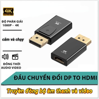 Bộ chuyển đổi dp sang hdmi mới 4k 1080p - hỗ trợ máy chiếu tv pc rift cv1 - chuyển đổi displayport sang hdmi