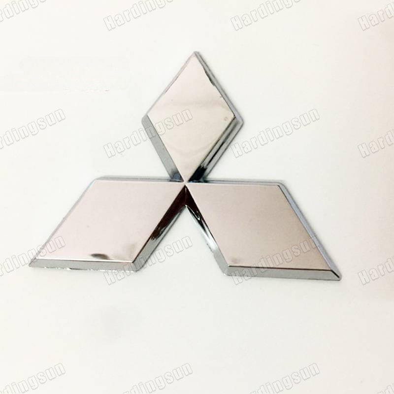 1 Miếng Dán Trang Trí Xe Hơi mitsubishi Bằng Chất Liệu abs Màu chrome