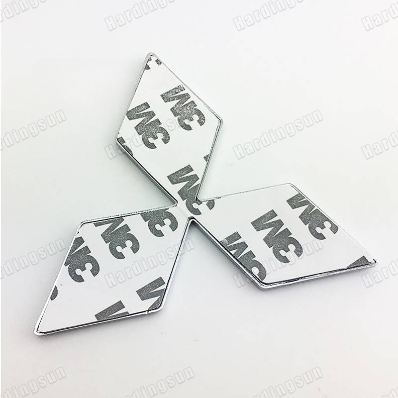1 Miếng Dán Trang Trí Xe Hơi mitsubishi Bằng Chất Liệu abs Màu chrome