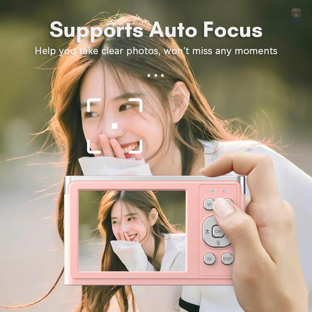 Andoer Máy Quay Kỹ Thuật Số 4k 50mp 2.88inch ips Tự Động Lấy Nét Màn Hình 16x zoom Kèm 2 Pin