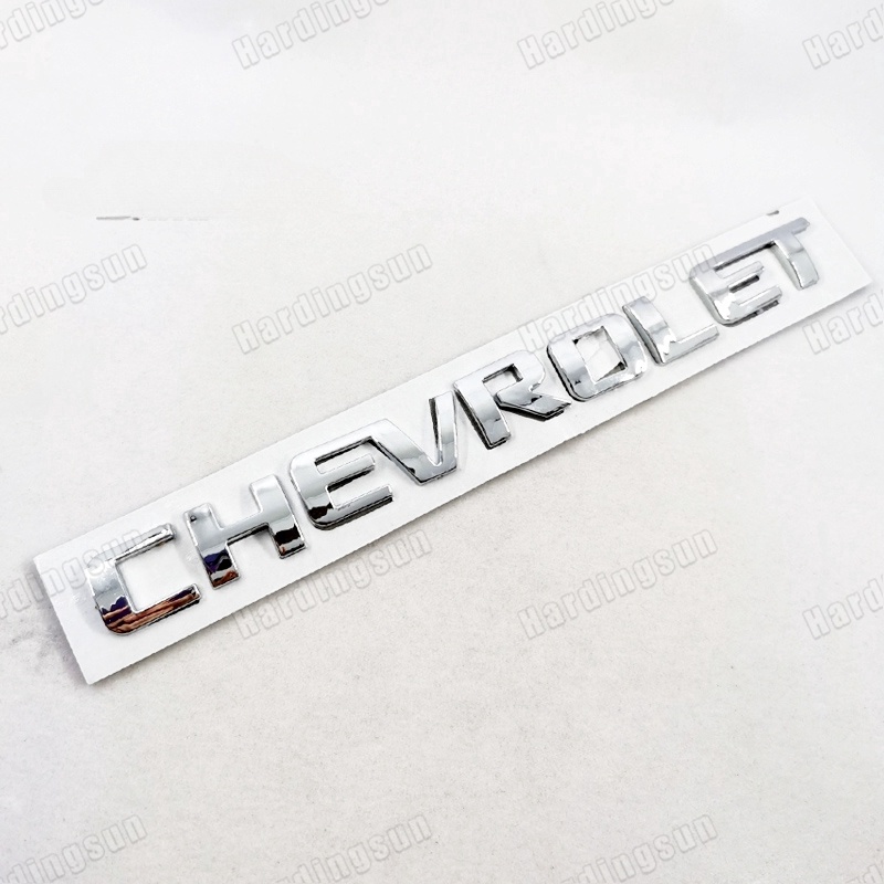 1 Miếng Dán logo Chữ Cái Bằng abs Trang Trí Xe Hơi chevrolet