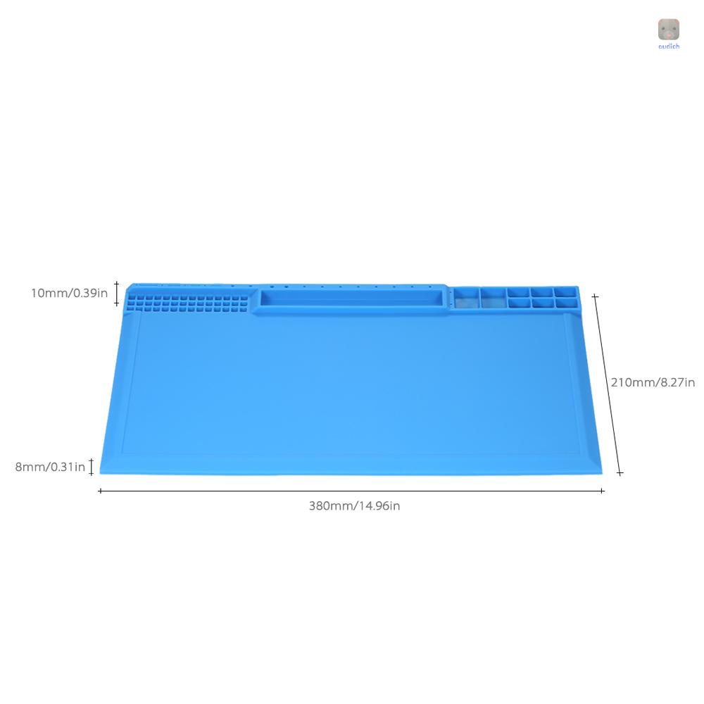Tấm Silicon Cách Nhiệt 380 * 210mm Kèm Vít Sửa Chữa bga 1