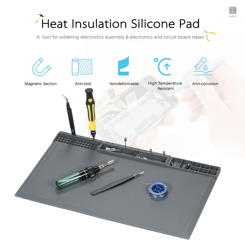 Tấm Silicon Cách Nhiệt 380 * 210mm Kèm Vít Sửa Chữa bga 1