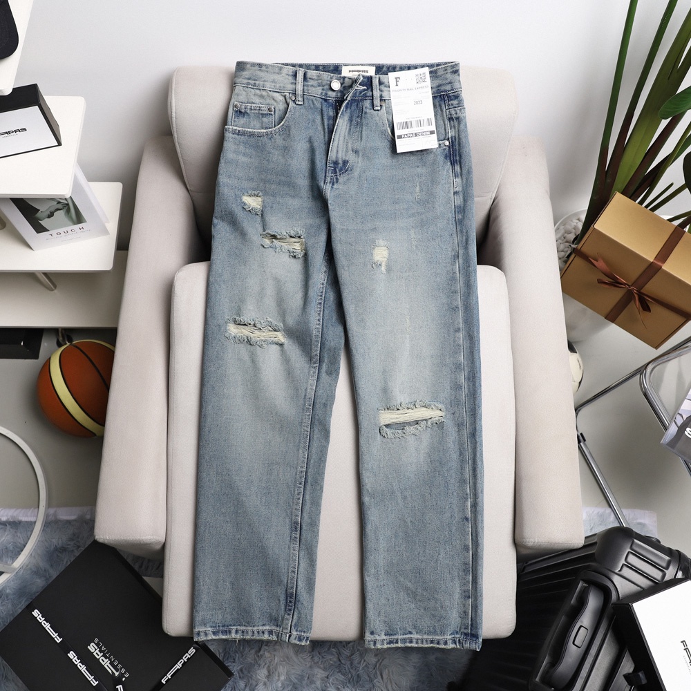 Quần Jeans Nam Chất Liệu Denim Cá Tính Dates FAPAS