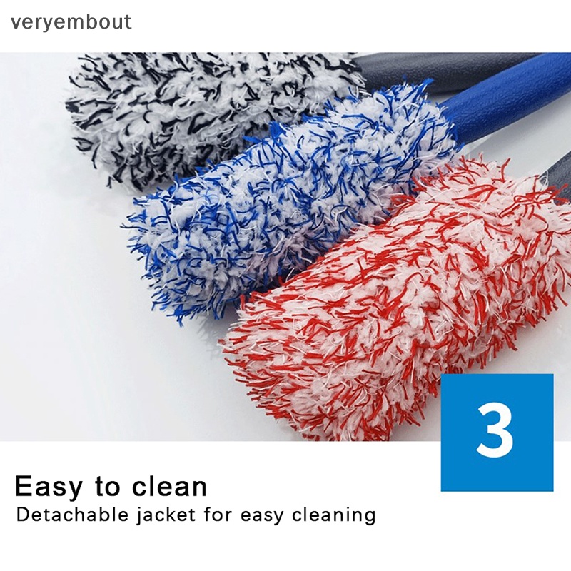 Ut Cọ Vệ Sinh Bánh Xe Hơi / Xe Máy / Xe Hơi Bằng Sợi Micro Tiện Dụng