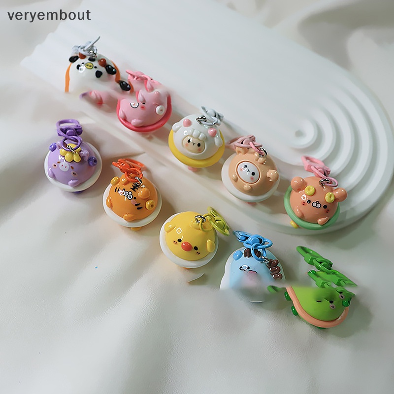 Ut Phụ Kiện Mặt Dây Chuyền Hình Bánh donut Sáng Tạo Chống Rơi Trang Trí Túi Xách / Móc Khóa diy