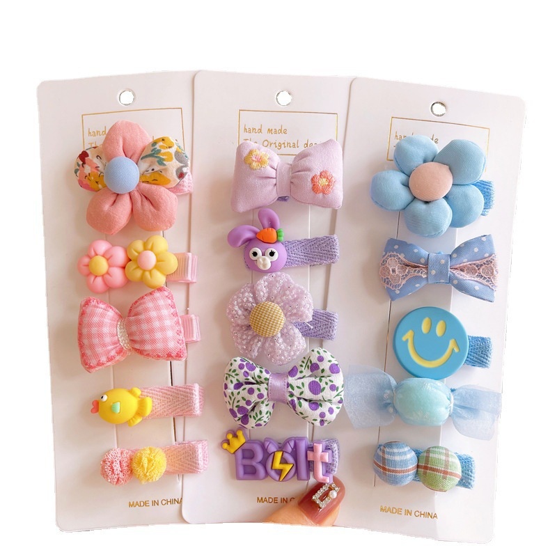 Set 5 Kẹp Tóc Hoa Dễ Thương Cho Thú Cưng 8 Kiểu