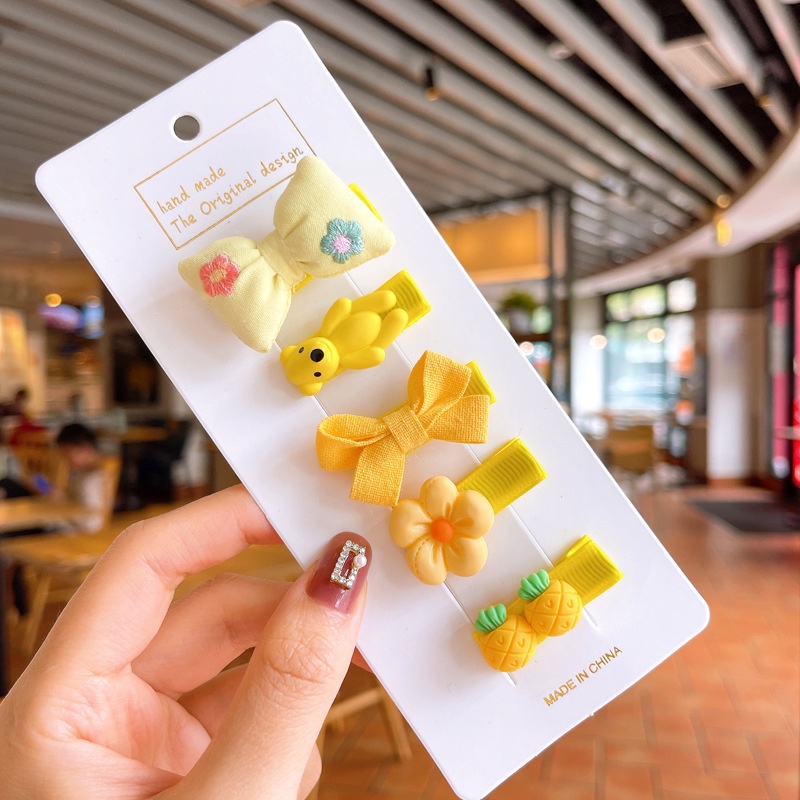 Set 5 Kẹp Tóc Hoa Dễ Thương Cho Thú Cưng 8 Kiểu