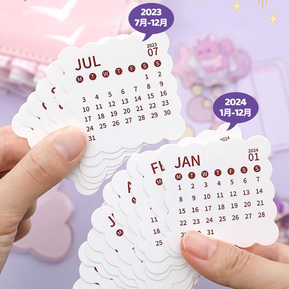 Lịch 3d mini Bằng acrylic Để Bàn Trang Trí