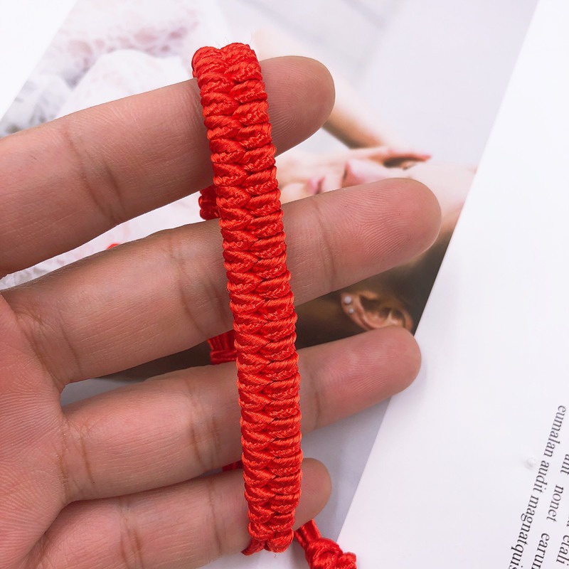 Vòng Tay Dây Bện May Mắn Phong Cách Phật Giáo Tây Tạng Có Thể Điều Chỉnh Kích Thước Dành Cho Nam Và Nữ