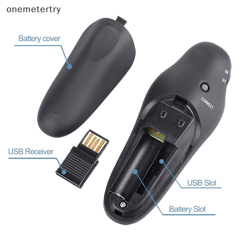 Bút Thuyết Trình Không Dây usb 2.4ghz Có Đèn Đỏ Điều Khiển Từ Xa Cho Giáo Viên