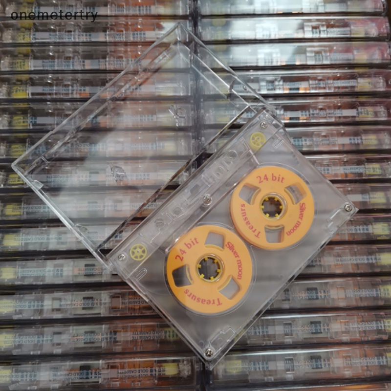 Em Màu Trong Suốt Hộp Nhựa Trong Suốt Từ Tính Ghi Âm Âm Âm Thanh cassette Rel to reel Icesette  n