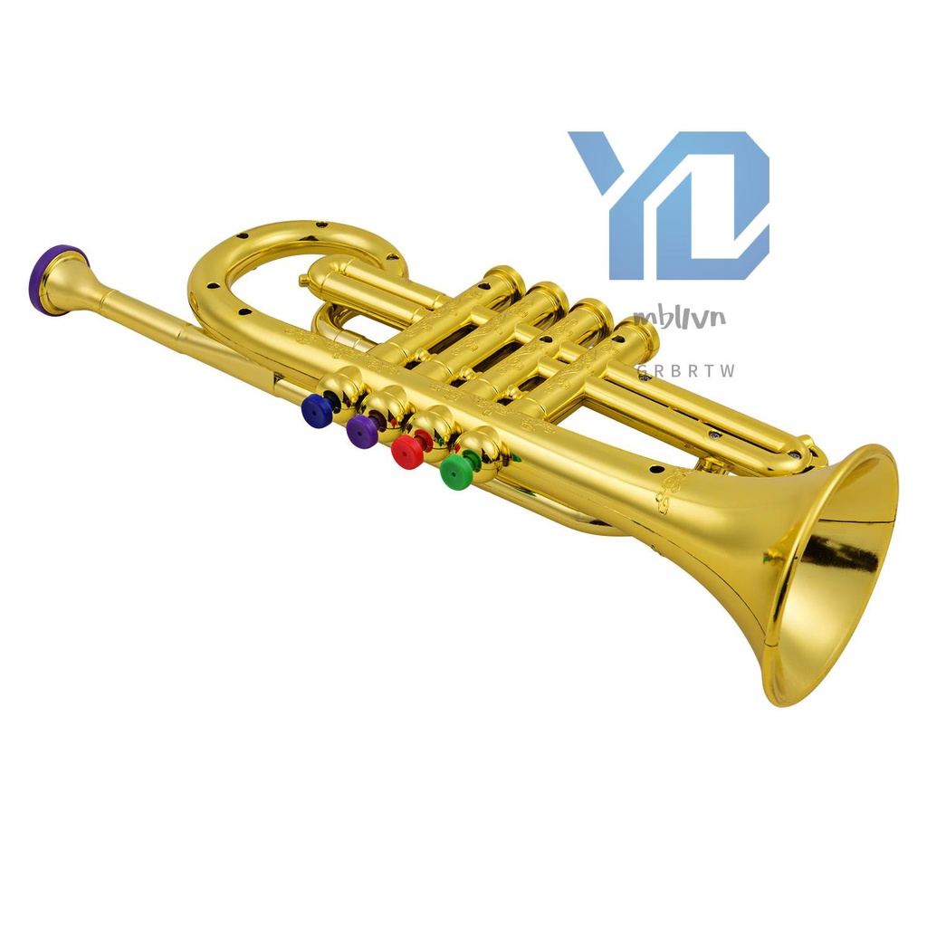 Kèn trumpet Bằng abs Và Kim Loại Vàng Kim 4 Màu 1 # Cho Trẻ Em