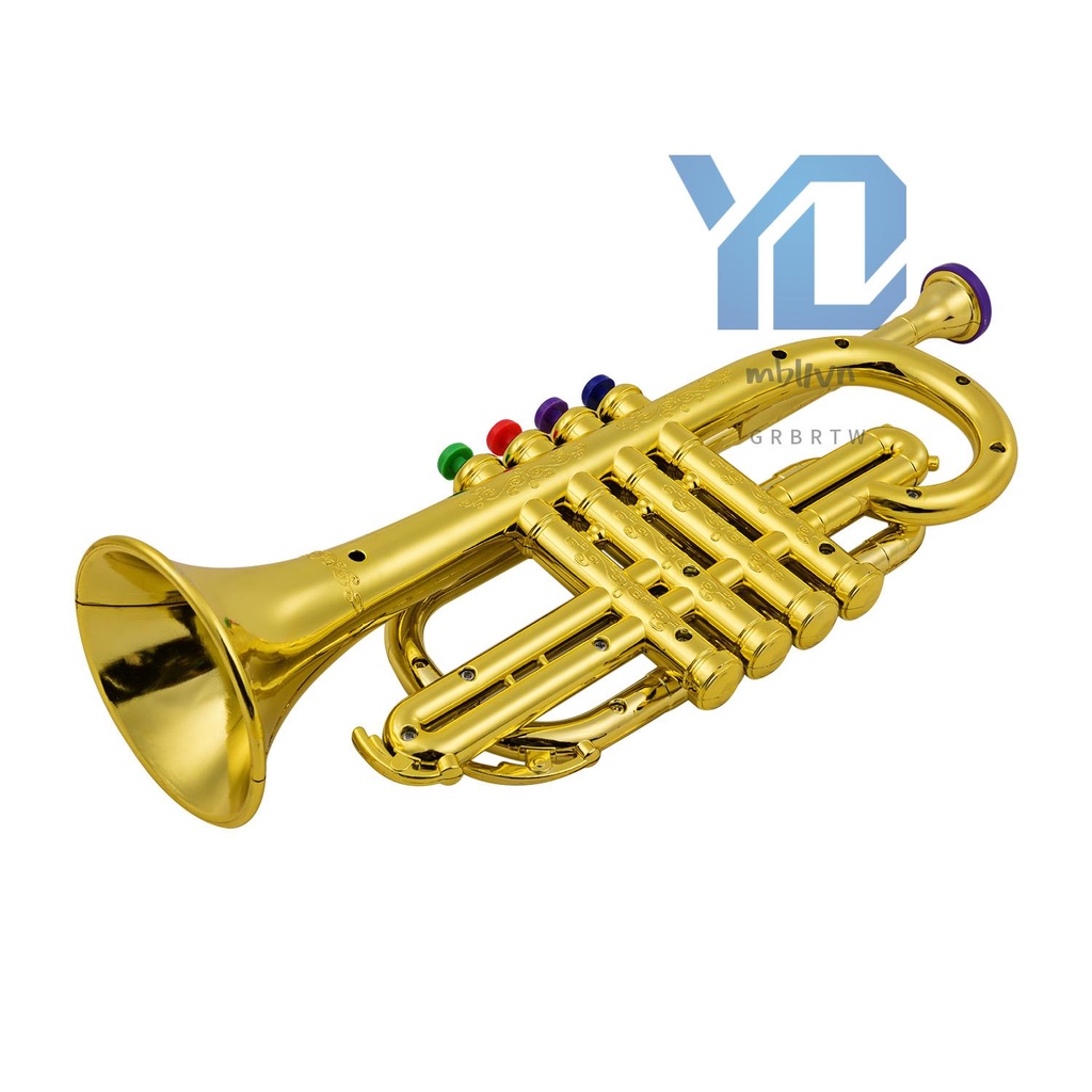 Kèn trumpet Bằng abs Và Kim Loại Vàng Kim 4 Màu 1 # Cho Trẻ Em